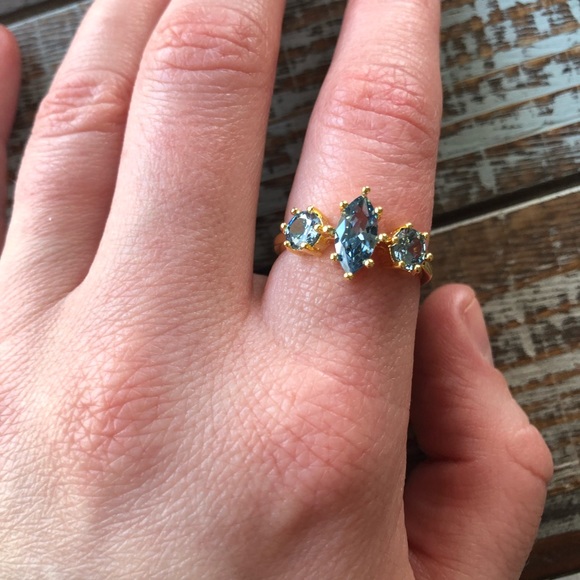 HP Gold Plated, Alexandrite Ring - Picture 4 of 4